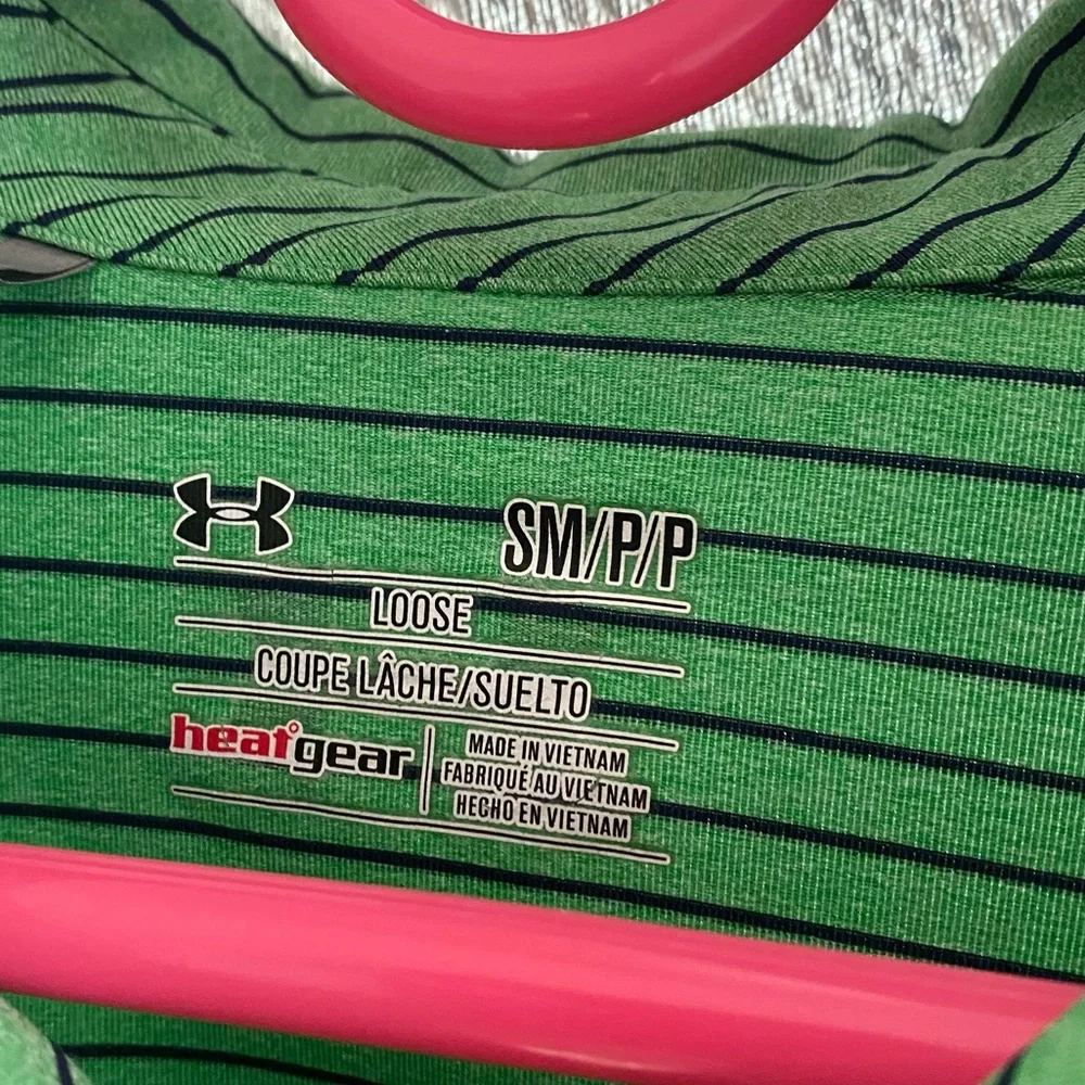 Under Armour Men’s HeatGear Loose Striped Golf Polo Shirt -set of 2! Size:Small - Picture 3 of 6